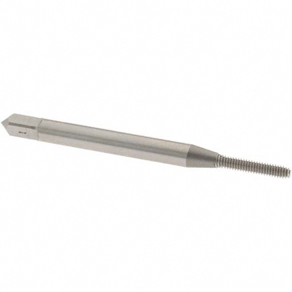 Thread Forming Tap: #1-64 UNC, Modified Bottoming, Cobalt, Bright Finish