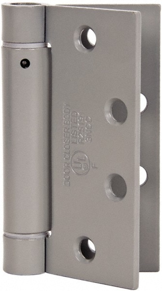 New Lon0167 2 Pcs Featured Silver Tone Double reliable efficacy Metal Door pipe tube Hinge Replacement 4.5 Long id:797 a5 a8 56f
