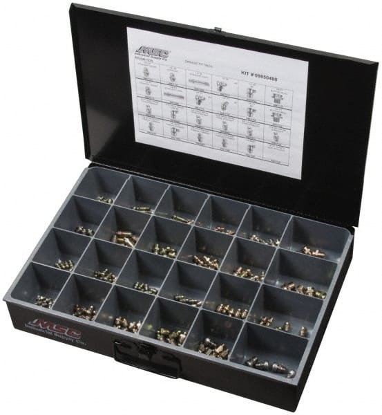 Value Collection 9850488 250 Piece, Inch, Steel Grease Fitting Set 