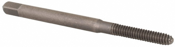 Thread Forming Tap: #4-40 UNC, 3B Class of Fit, Modified Bottoming, Powdered Metal High Speed Steel, Bright Finish