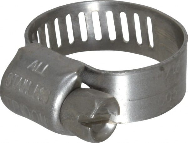 SAE 4 Mini pack of 10 5/16-1-1/16 Soft-Touch Worm-Drive Hose Clamps 