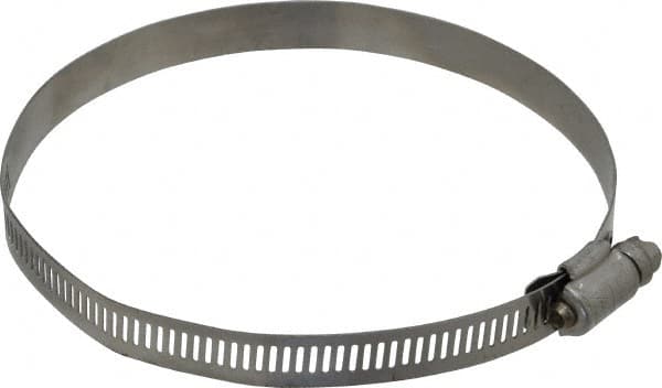 IDEAL TRIDON Worm Gear Clamp: SAE 72, 3 to 5 Dia, Stainless Steel Band - 1/2