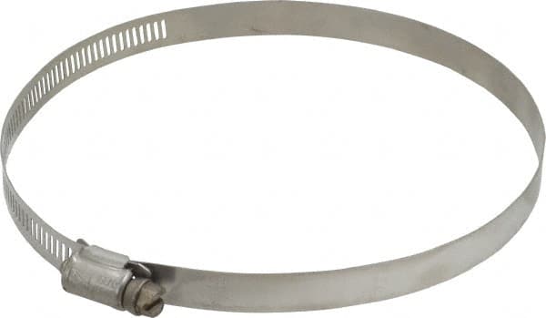 IDEAL TRIDON Worm Gear Clamp: SAE 88, 4-1/16 to 6 Dia, Stainless Steel Band - 1/2