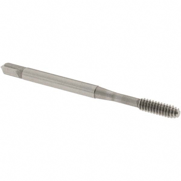 Thread Forming Tap: #6-32 UNC, Modified Bottoming, Cobalt, Bright Finish