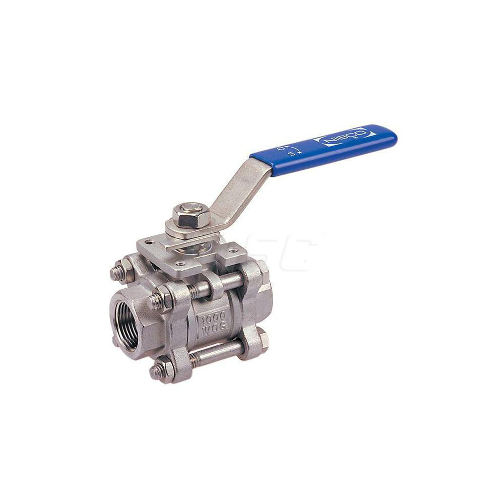 NIBCO 2" Pipe, Full Port, Stainless Steel Standard Ball Valve
