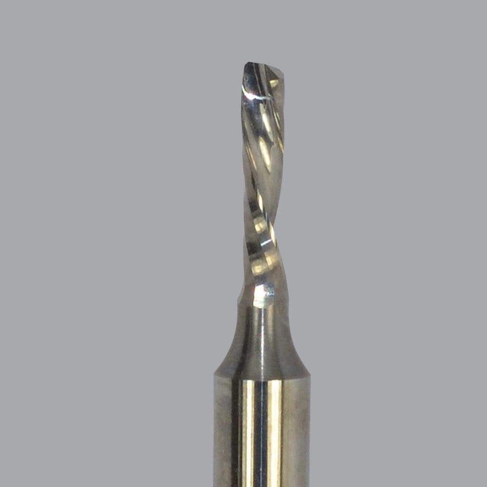 Onsrud 64-012 Spiral Router Bit: 0.125" Dia, 0.5" LOC, 1/4" Shank Dia, Downcut Image