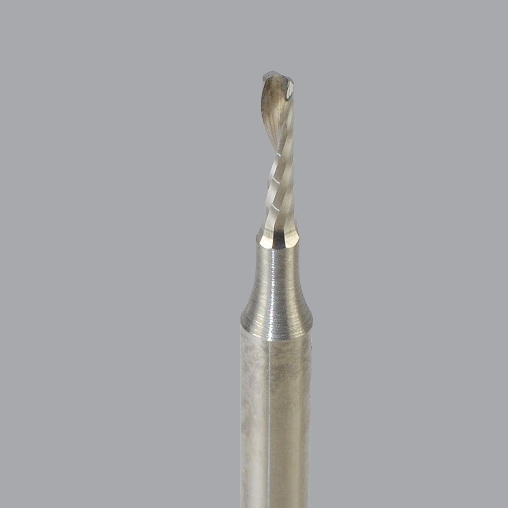 Onsrud 65-000 Spiral Router Bit: 0.0625" Dia, 0.25" LOC, 1/8" Shank Dia, Upcut Image