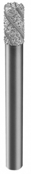 Spiral Router Bit: 0.25" Dia, 1.125" LOC, 1/4" Shank Dia, Downcut