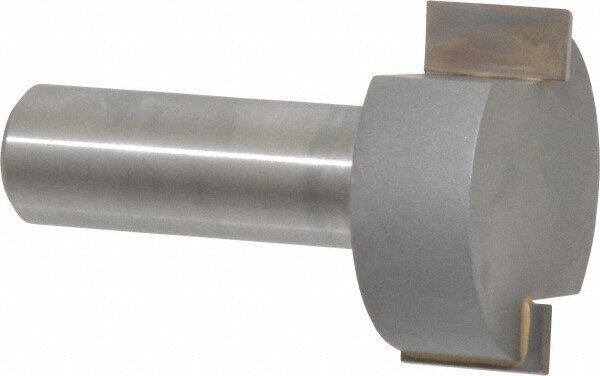 1-1/4" Diam, 1/8" Max Depth, 1/2" Shank Diam, Indexable Spoilboard Surface Insert Cutter