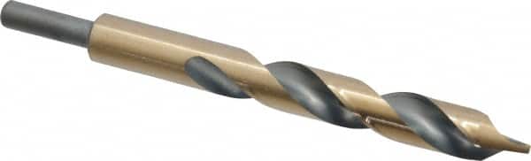 Onsrud 70-528 Reduced Shank Drill Bit: 7/16 Dia, 1/4 Shank Dia, 60 0, High Speed Steel 