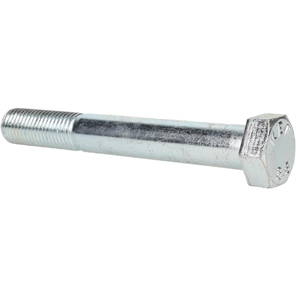 Hex Head Cap Screw: M24 x 3.00 x 180 mm, Grade 8.8 Steel, Zinc-Plated