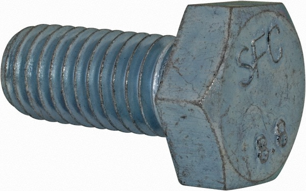 Value Collection 815065PR Hex Head Cap Screw: M10 x 1.50 x 22 mm, Grade 8.8 Steel, Zinc-Plated Image