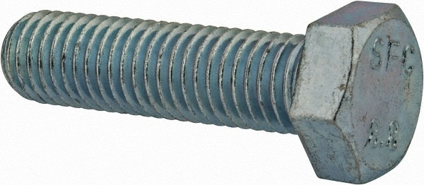 Value Collection - Hex Head Cap Screw: M12 x 1.75 x 45 mm, Grade 8.8 ...