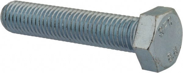 Hex Head Cap Screw: M14 x 2.00 x 70 mm, Grade 8.8 Steel, Zinc-Plated