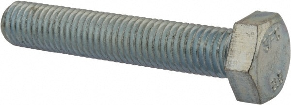 Hex Head Cap Screw: M14 x 2.00 x 80 mm, Grade 8.8 Steel, Zinc-Plated