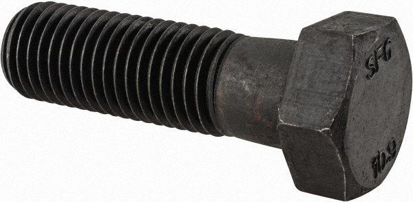 Hex Head Cap Screw: M20 x 2.50 x 65 mm, Grade 10.9 Steel, Uncoated