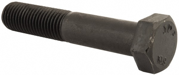 Hex Head Cap Screw: M24 x 3.00 x 130 mm, Grade 10.9 Steel, Uncoated