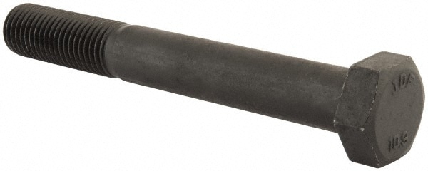 Hex Head Cap Screw: M24 x 3.00 x 180 mm, Grade 10.9 Steel, Uncoated