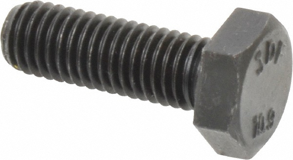 Value Collection 462963PR Hex Head Cap Screw: M10 x 1.50 x 30 mm, Grade 10.9 Steel, Uncoated Image