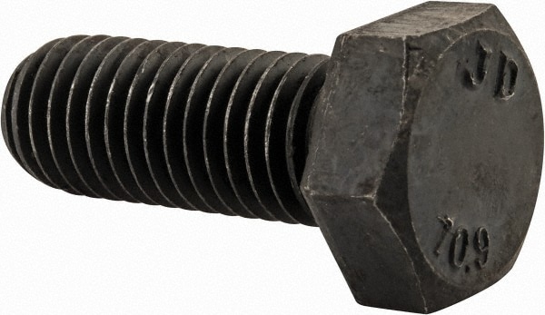 Hex Head Cap Screw: M14 x 2.00 x 35 mm, Grade 10.9 Steel, Uncoated