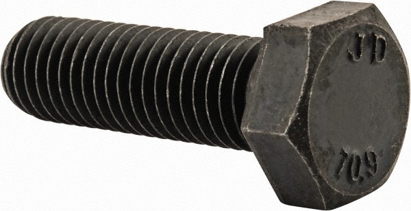 Hex Head Cap Screw: M14 x 2.00 x 45 mm, Grade 10.9 Steel, Uncoated
