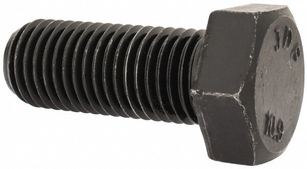 Hex Head Cap Screw: M24 x 3.00 x 60 mm, Grade 10.9 Steel, Uncoated