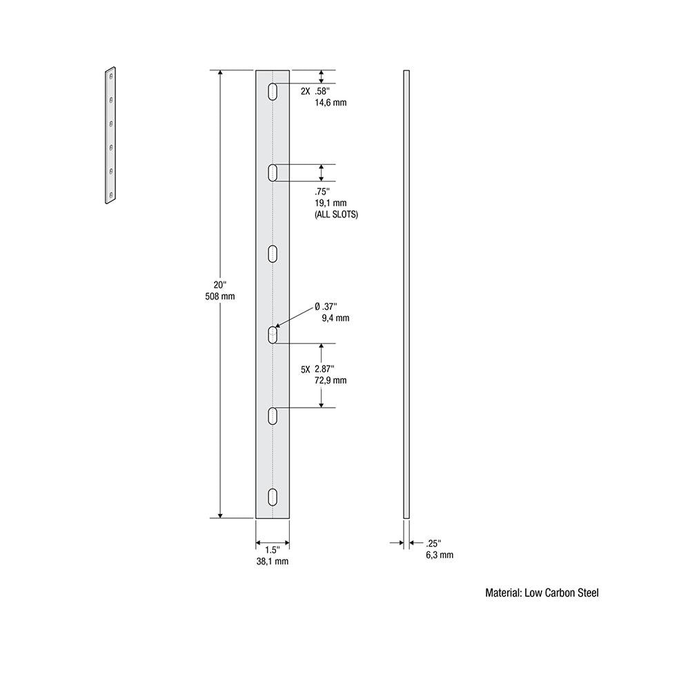 Onward - Braces; Brace Type: Mending Brace; Material: Steel; Length ...