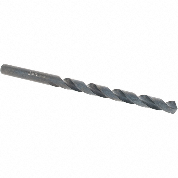 Jobber Length Drill Bit: #7 (0.2010) Dia, 118 deg, HSS - Oxide Finish, 3-5/8" OAL, Right Hand Cut, Regular Spiral Flute, Straight Shank, Series 1899