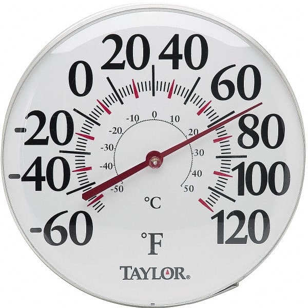 40 to 120°F, Window and Wall Thermometer