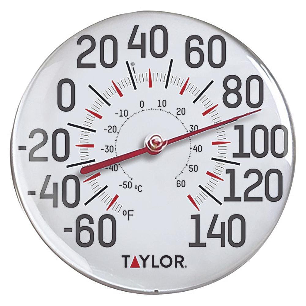Taylor 5135N 8 7/8 Indoor / Outdoor Wall Thermometer