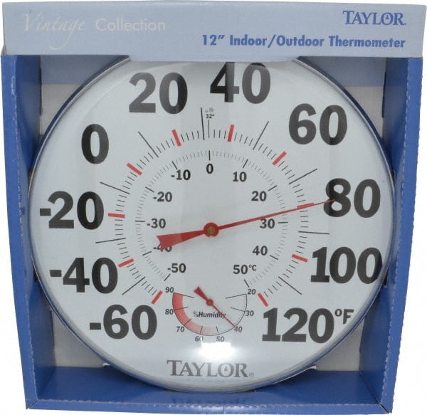-40 to 120°F, Window and Wall Thermometer
