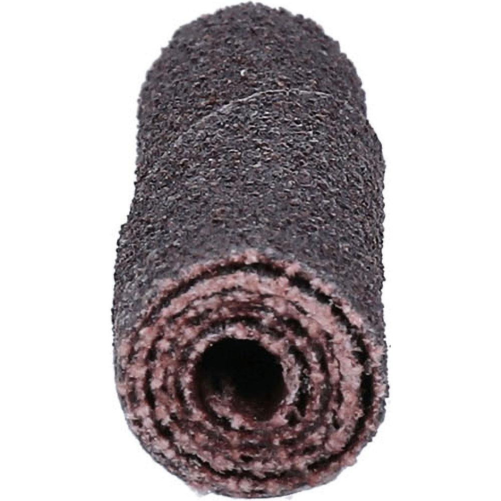 Merit Abrasives Straight Cartridge Roll 3/8" Dia, 80 Grit, Aluminum