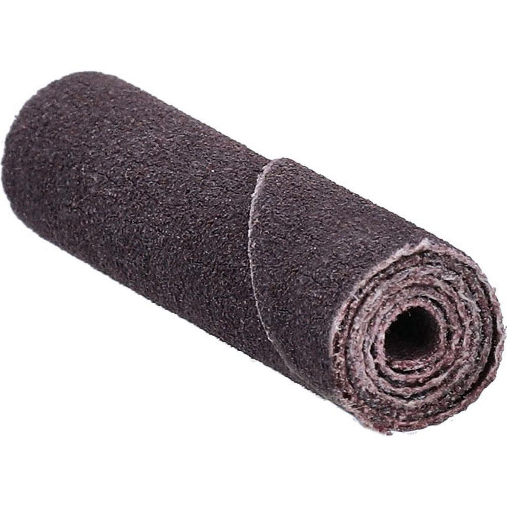Merit Abrasives Straight Cartridge Roll 3/8" Dia, 120 Grit, Aluminum