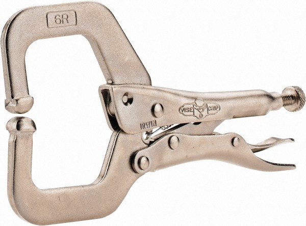 thumbnail interactive-video image 1 of IRWIN VISE-GRIP 18-Inch Locking C-Clamp - 8-Inch Jaw Capacity 1 of 4