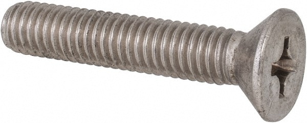 Value Collection R56001972 Machine Screw: 3/8-16 x 2", Flat Head, Phillips Image