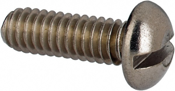 Value Collection R56002060 Machine Screw: #8-32 x 1/2", Round Head, Slotted Image