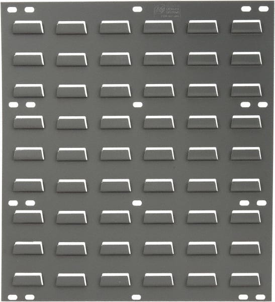 Bin Louvered Panel: Use with Quantum Storage Systems - ALL QUS Bins, Gray