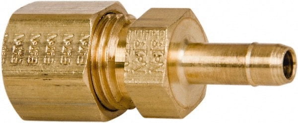 Barbed Tube Male Connector: 1/4" NPTF