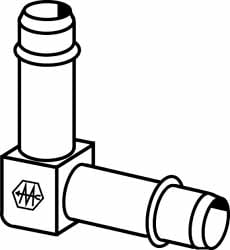 Barbed Tube Union Elbow: