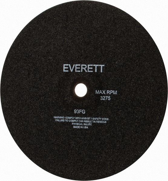 Everett 93FG-14 WET Cut-Off Wheel: 14" Dia, 1/8" Thick, 1" Hole 