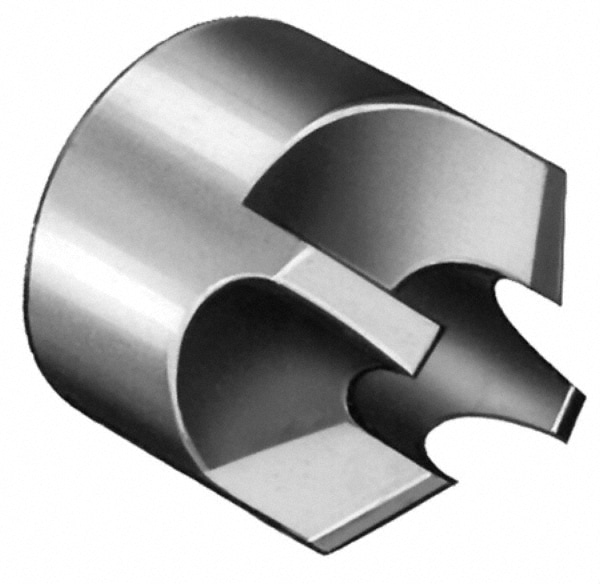 Made in USA 180-5J 1/2" Cutter Head Diam, 5/32" Pilot Hole Diam, High Speed Steel Reverse Countersink 