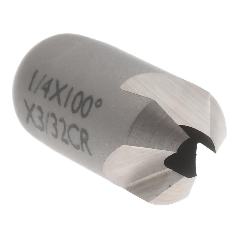 Made in USA 1/4" Cutter Head Diam, 3/32" Pilot Hole Diam, High Speed