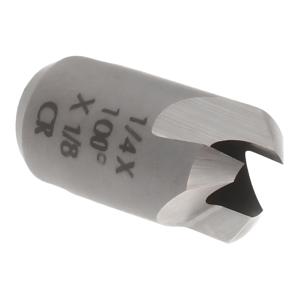 Made in USA 1/4" Cutter Head Diam, 1/8" Pilot Hole Diam, High Speed