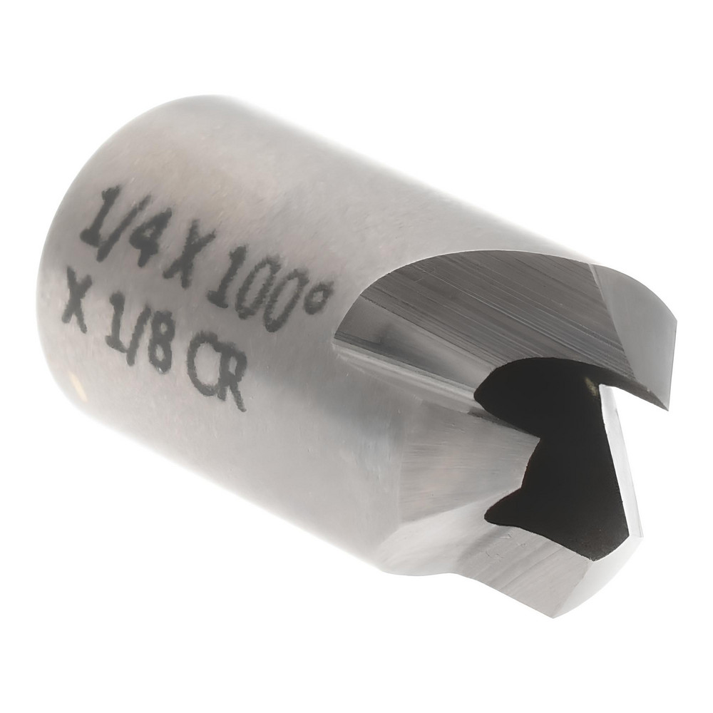 Made in USA 1/4" Cutter Head Diam, 1/8" Pilot Hole Diam, Solid