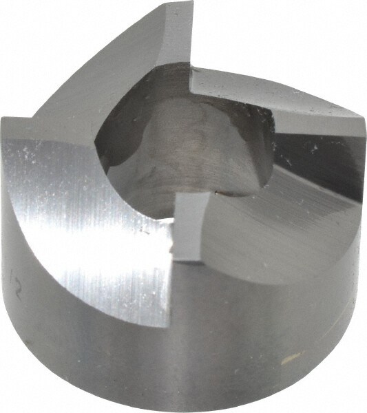 Reverse Counterbore: 1" Dia, 1/2" Pilot Hole, 4 Flutes, Solid Carbide