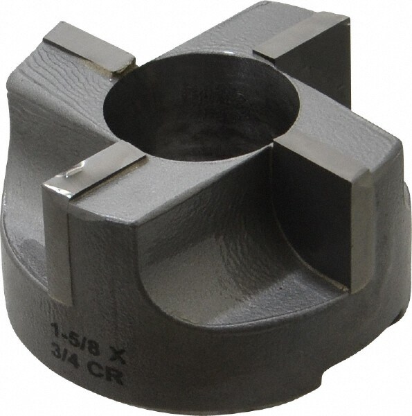 Reverse Counterbore: 1-5/8" Dia, 3/4" Pilot Hole, 4 Flutes, Solid Carbide