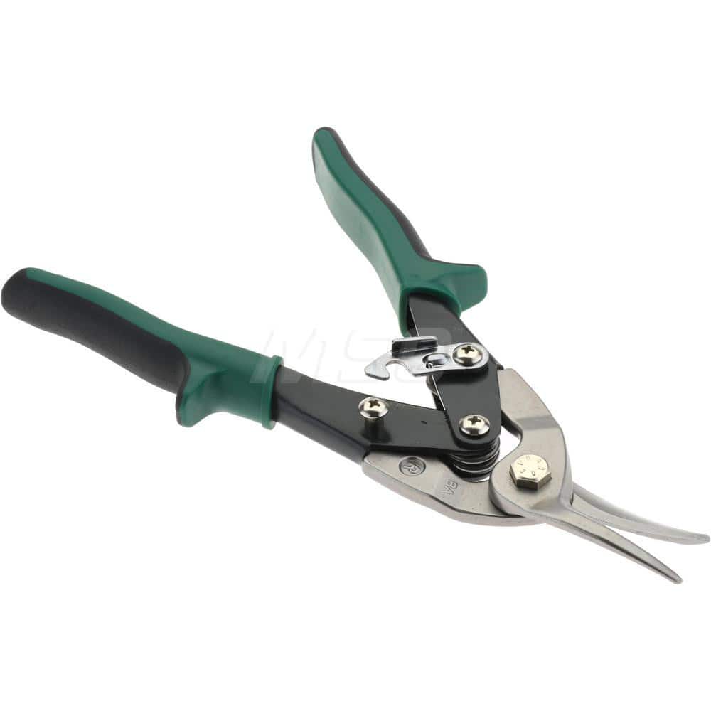 Olympia Tools 39-101 10 in. Right Cut Aviation Tin Snips Green