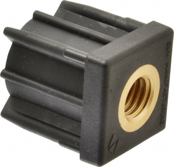 1-1/2" Tube, 5/8-11 Thread, 1,000 Lb Capacity, Square Tube End