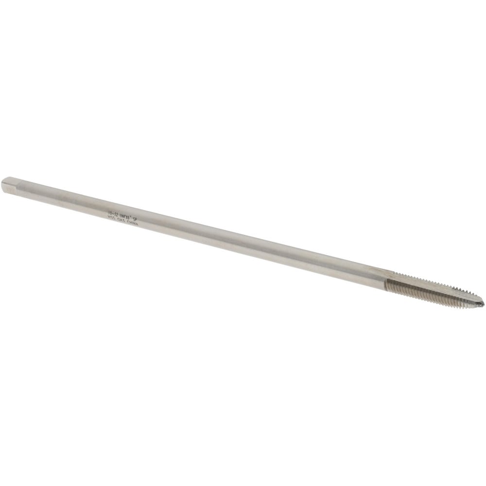 Extension Tap: 10-32, 2 Flutes, H3, High Speed Steel, Spiral Point