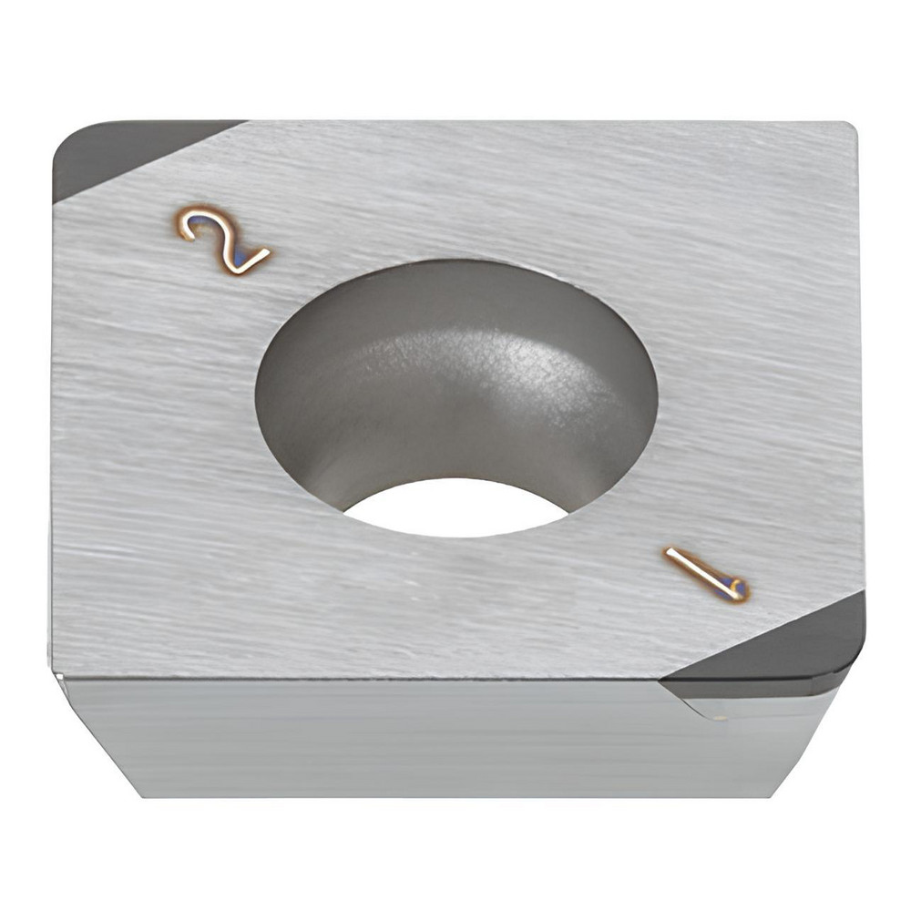 Milling Insert: ANSI 2QP-SECW12X412ZETR BX480, ISO 2QP-SECW12X412ZETR BX480, BX480, PCBN - Bright/Uncoated Finish, 0.1570" Thick, 0.5000" Wide